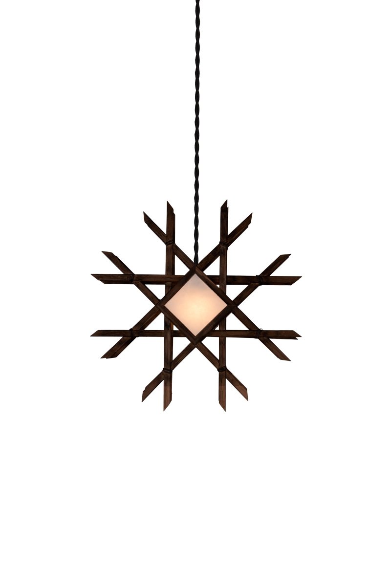 Lea Ø45 Marrón De Globen Lighting - La l&aacute;mpara se entrega completa con un cable textil trenzado de color negro de 350 cm de largo, con interruptor y enchufe.