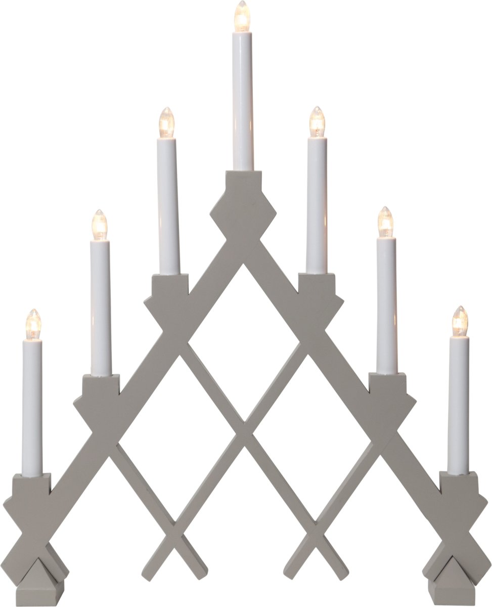 Rut Beige De Star Trading - El hermoso patr&oacute;n de tablero de ajedrez del candelabro llama la atenci&oacute;n.