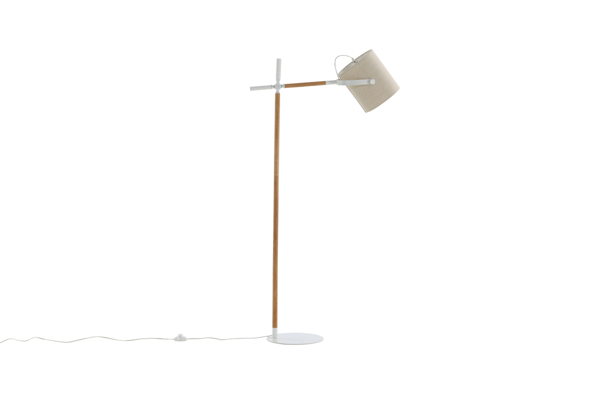 Dennis Blanco/madera lámpara de pie De Venture Design - 