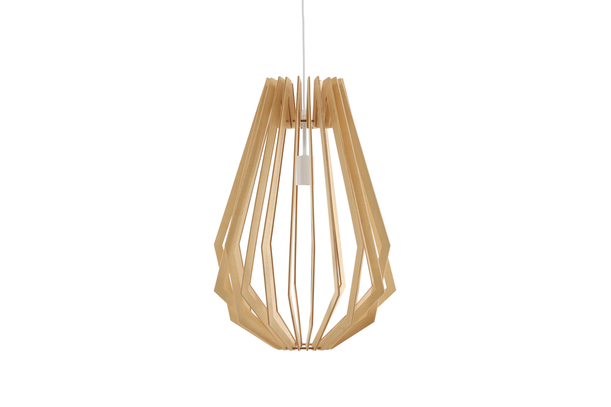 Spider Ø42 Madera Lámpas de techo De Venture Design - La l&aacute;mpara de madera Spider es una l&aacute;mpara atemporal, hecha de materiales naturales, que aporta un ambiente acogedor a tu hogar con una iluminaci&oacute;n agradable.