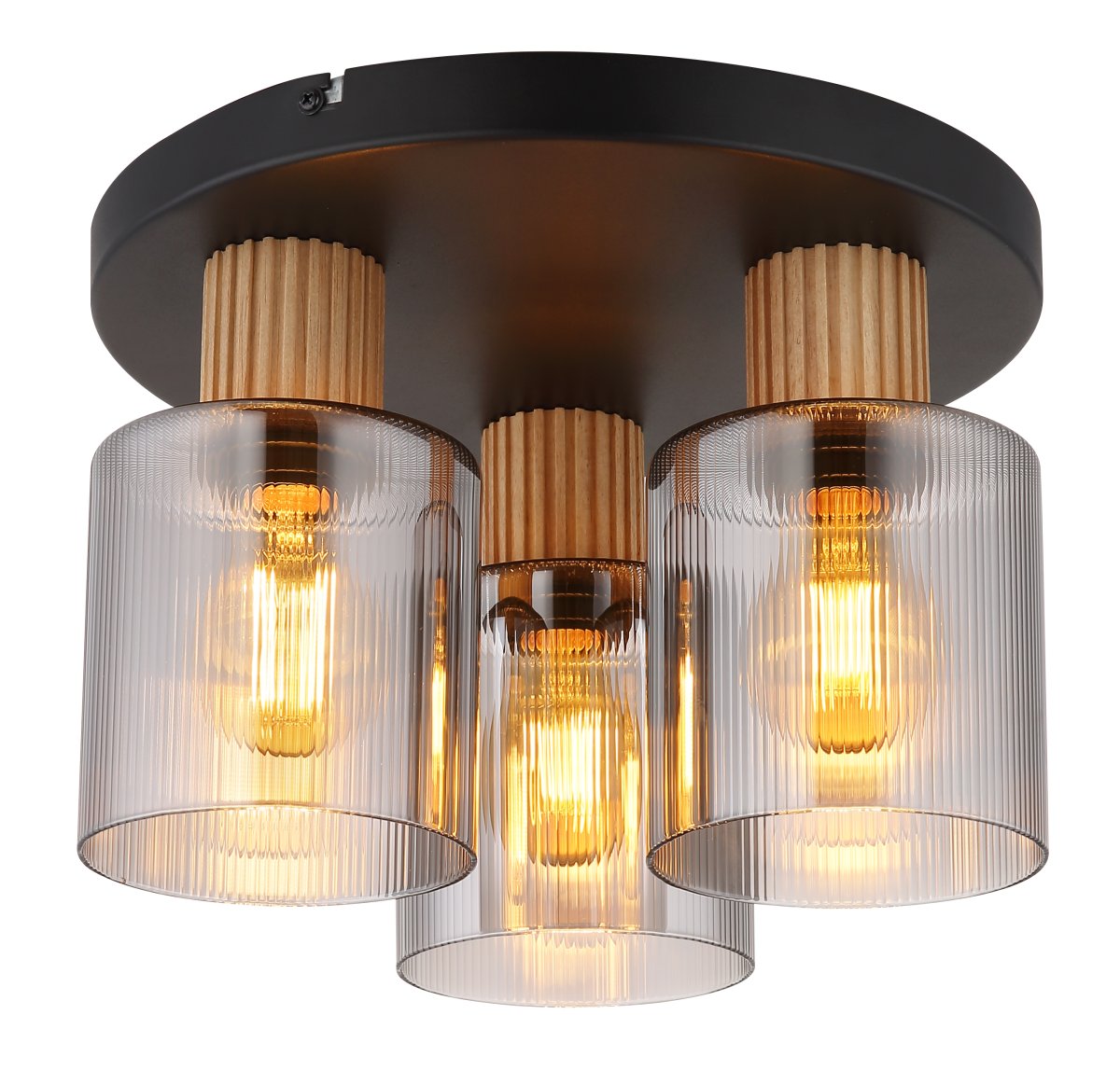 Aleidis 3 Color humo plafón De Globo Lighting - Aleidis &auml;r en modern plafond med elegant design.