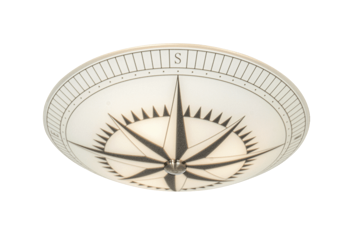 Kompass Ø42 Blanco plafón De Aneta Lighting - La luz se fija al techo mediante un gancho de suspensión y un bloque de terminales, y el enchufe de la luz es fácil de instalar.