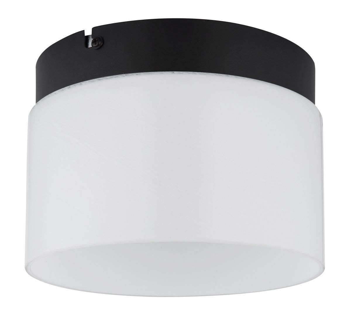 Trenton Ø20 Blanco plafón De Globo Lighting - Med sin runda sk&auml;rm i opalglas skapas en fin ljusspridning i rummet.