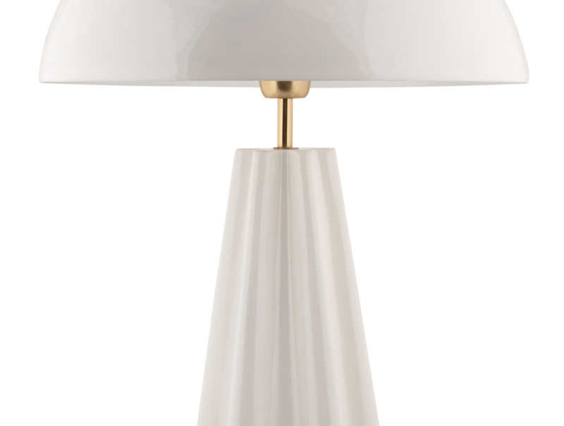 Amplio 55cm Blanco lámpara de mesa De Leitmotiv - Amplio es una l&aacute;mpara de mesa m&aacute;s grande y llamativa que combina funcionalidad y estilo.