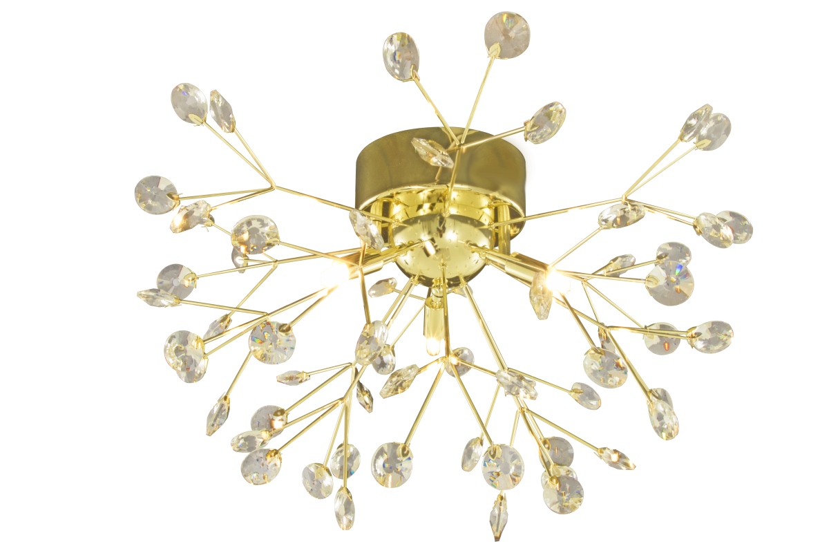 Viva Ø57 Latón plafón De Aneta Lighting - VIVA, hermosa lámpara de techo de latón con un toque lujoso.