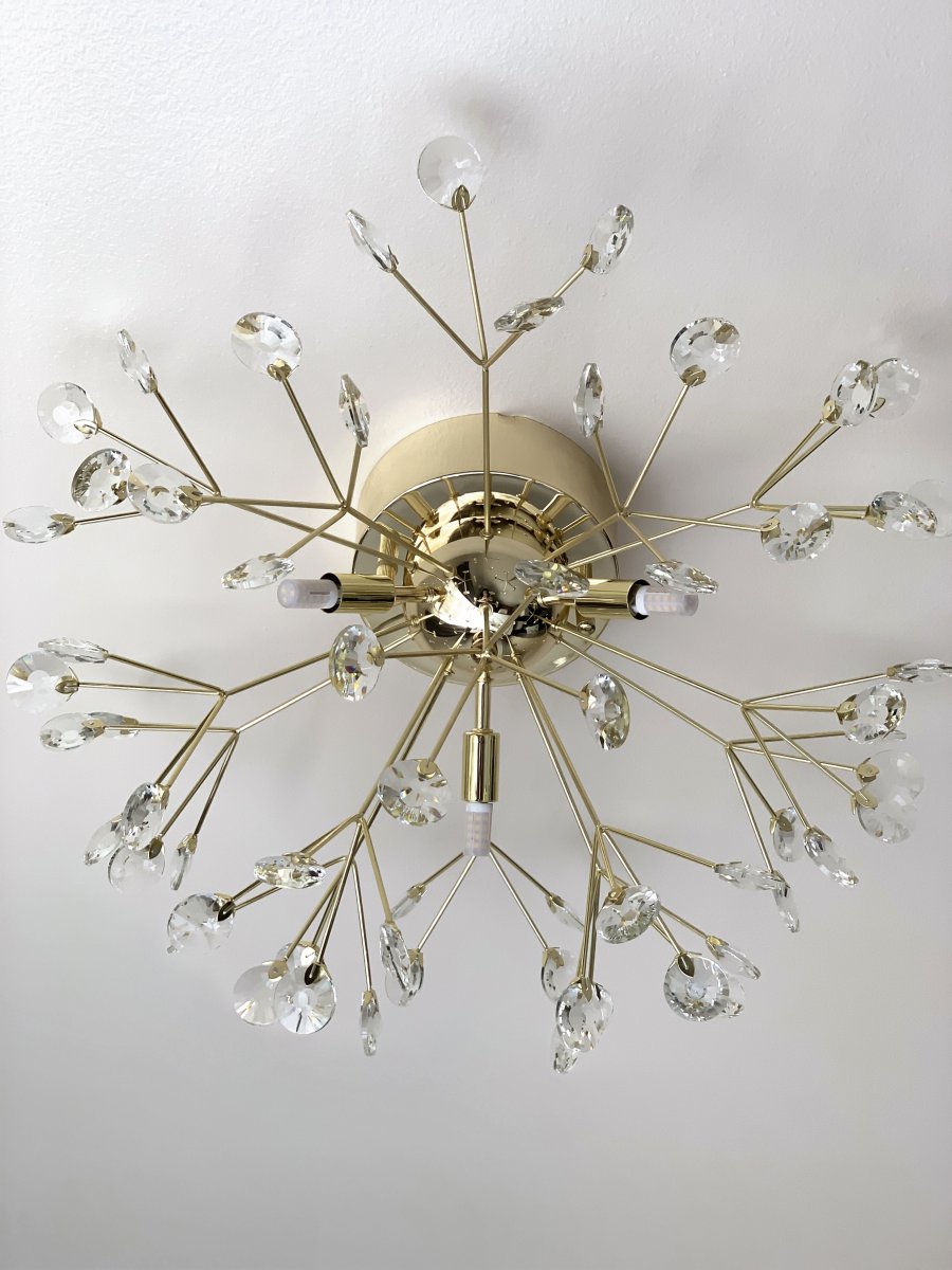 Viva Ø57 Latón plafón De Aneta Lighting - VIVA, hermosa lámpara de techo de latón con un toque lujoso.