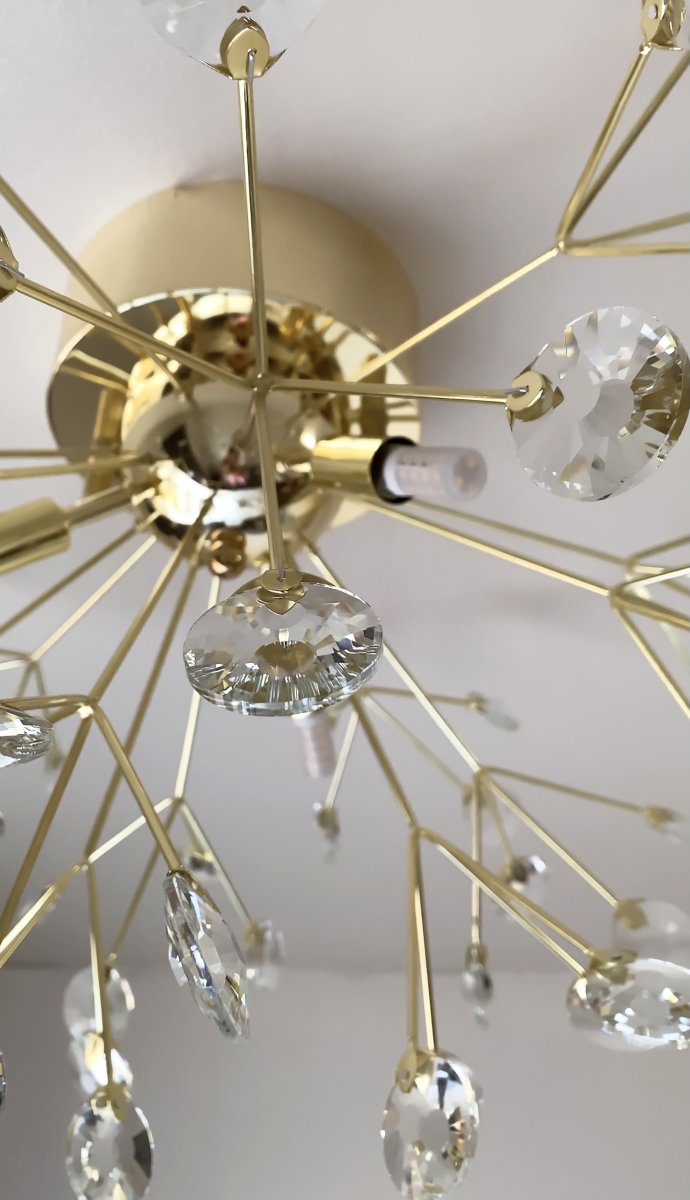 Viva Ø57 Latón plafón De Aneta Lighting - VIVA, hermosa lámpara de techo de latón con un toque lujoso.