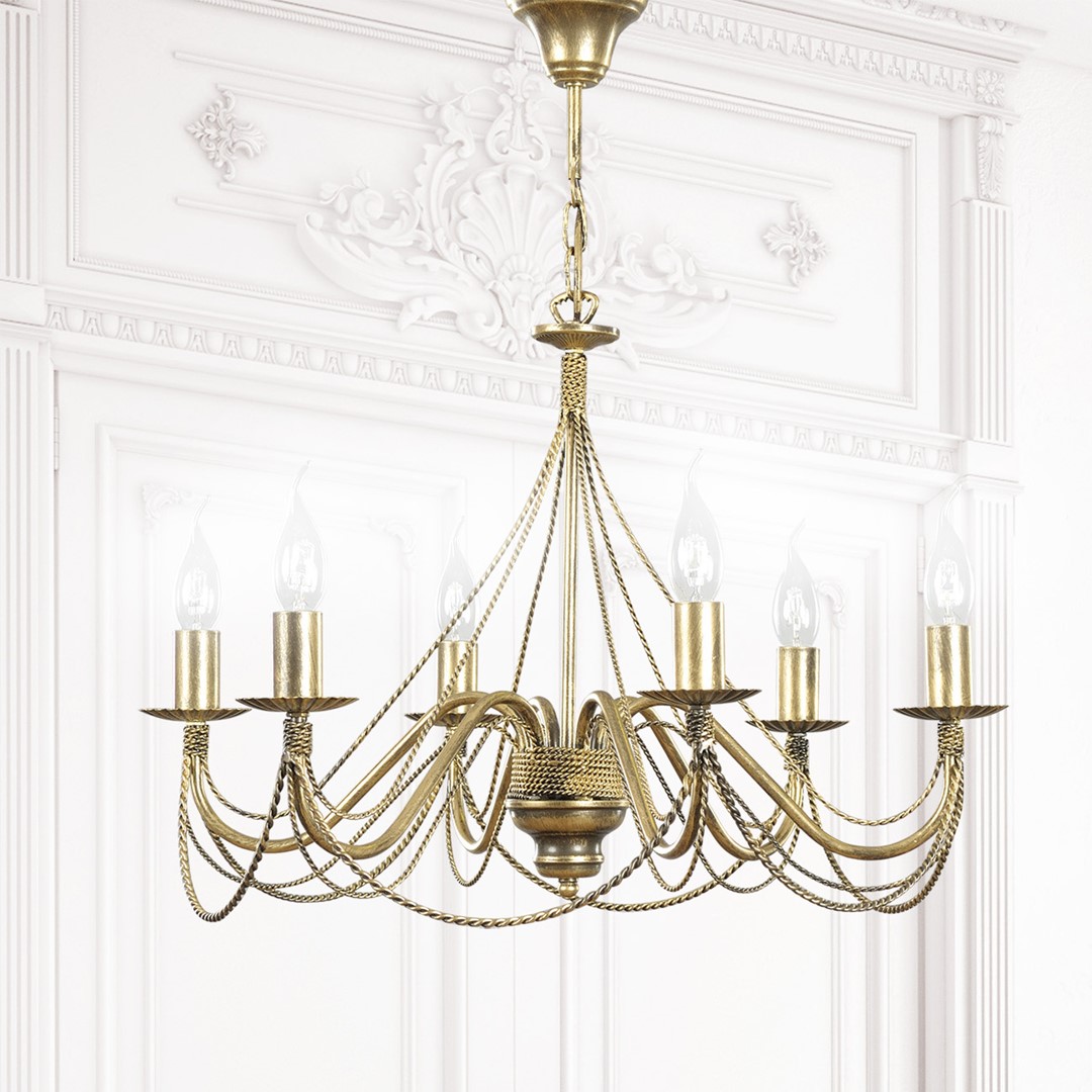 Tori Ø63 Oro Lámpas de techo De Emibig Lighting - Tori es una l&aacute;mpara bella, sofisticada y exclusiva que complementa perfectamente los arreglos cl&aacute;sicos.