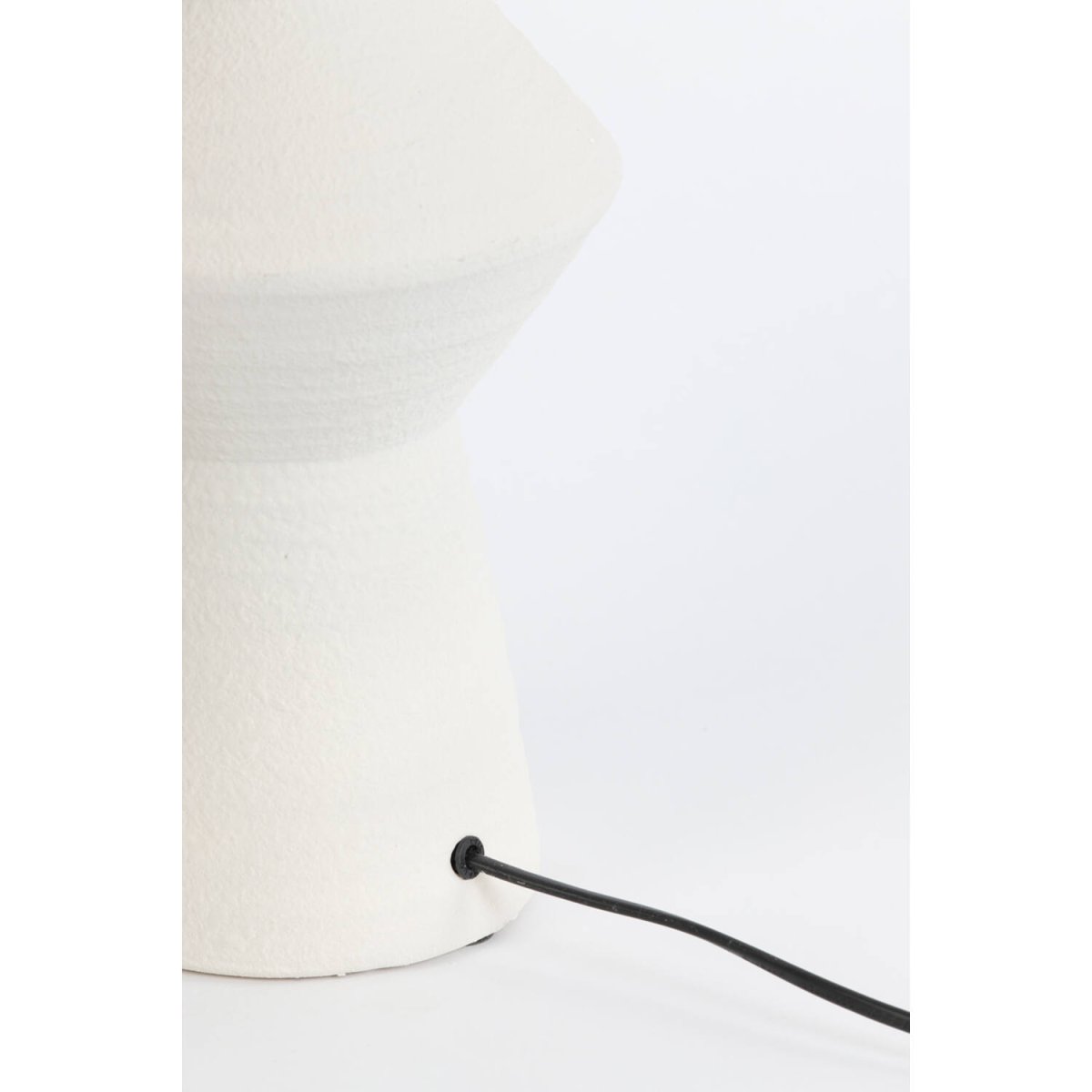 Ayla 60cm Blanco cremoso base de lámpara De Light & Living - 