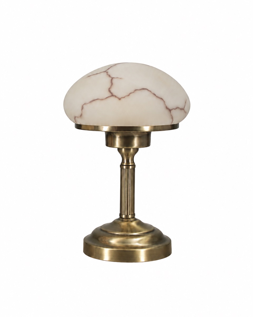 August 28cm Latón antiguo lámpara de mesa De Aneta Lighting - Aqu&iacute; tienes la l&aacute;mpara de mesa perfecta para a&ntilde;adir un toque elegante a tu sal&oacute;n.