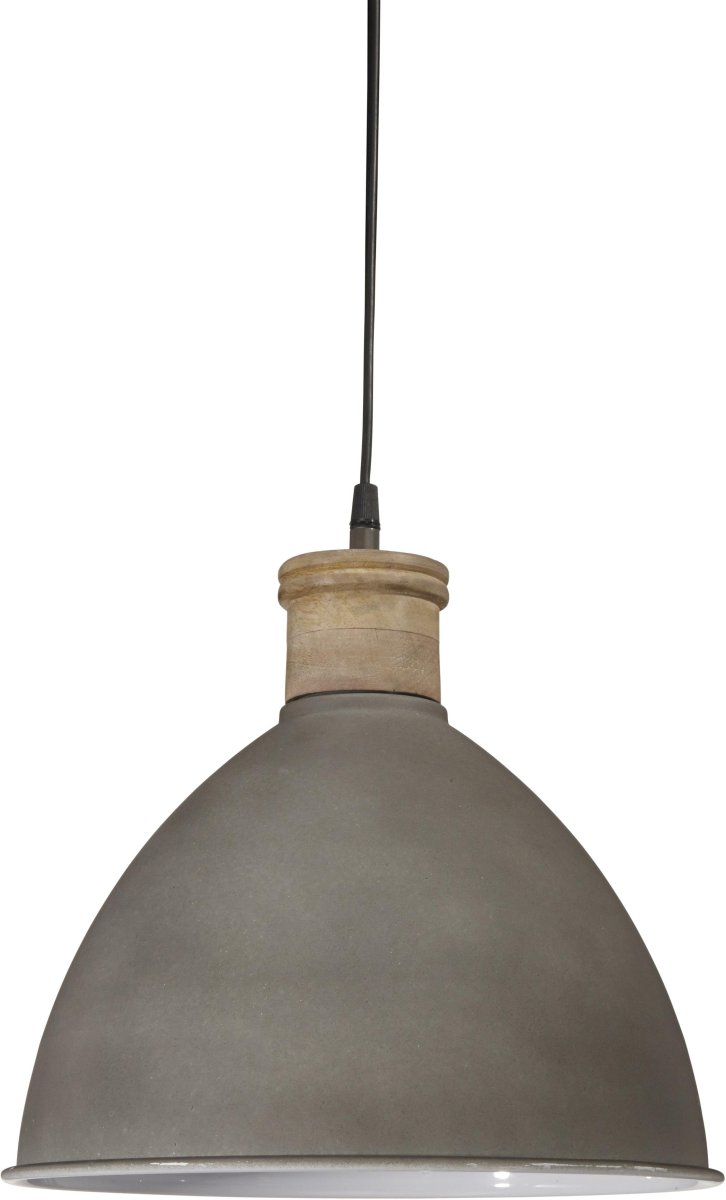 Roseville Ø32 Gris Lámpas de techo De PR Home - La l&aacute;mpara de techo est&aacute; hecha de metal y tiene un cable de 1,6 metros de largo con un casquillo de techo del mismo color que la l&aacute;mpara.