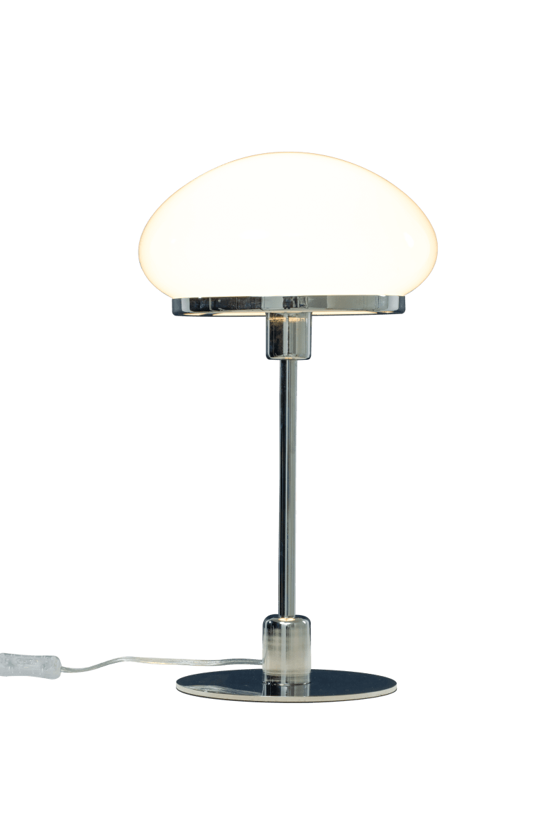 New August 48cm Plata lámpara de mesa De Aneta Lighting - Nueva y elegante l&aacute;mpara de mesa de August en un modelo cl&aacute;sico con un dise&ntilde;o m&aacute;s moderno.