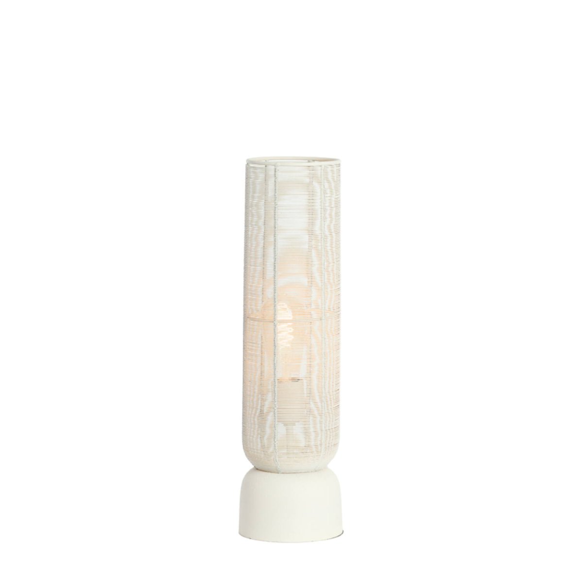 Lezuza 50cm Blanco cremoso lámpara de mesa De Light & Living - El diseño aireado crea un hermoso juego de luz y se adapta perfectamente a interiores modernos y clásicos.