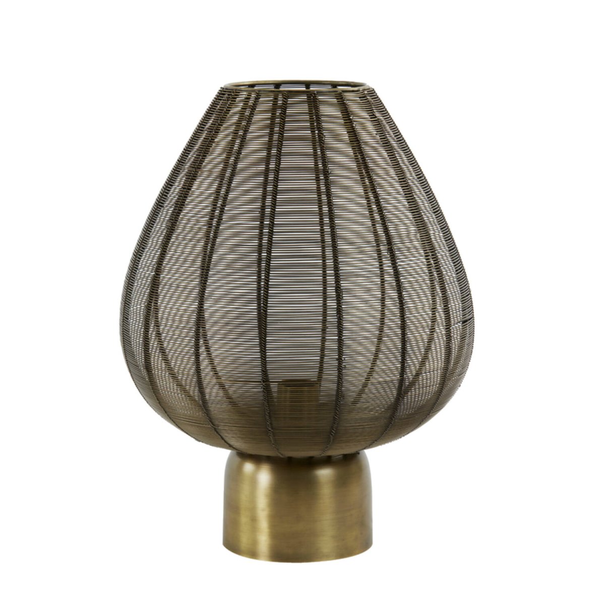 Suneko 46cm Oro antiguo lámpara de mesa De Light & Living - Suneko es una elegante lámpara de hierro con acabado dorado antiguo.