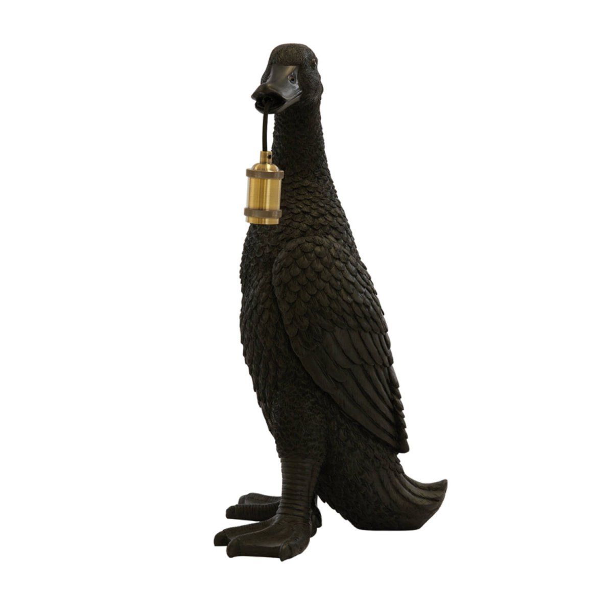 Duck 65cm Negro lámpara de mesa De Light & Living - 