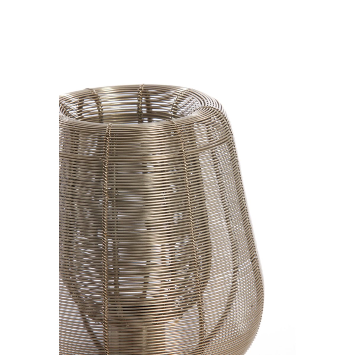 Aboso 42cm Oro lámpara de mesa De Light & Living - Aboso es una elegante lámpara de mesa de hierro con acabado dorado, cuyo diseño abierto crea un hermoso juego de sombras.