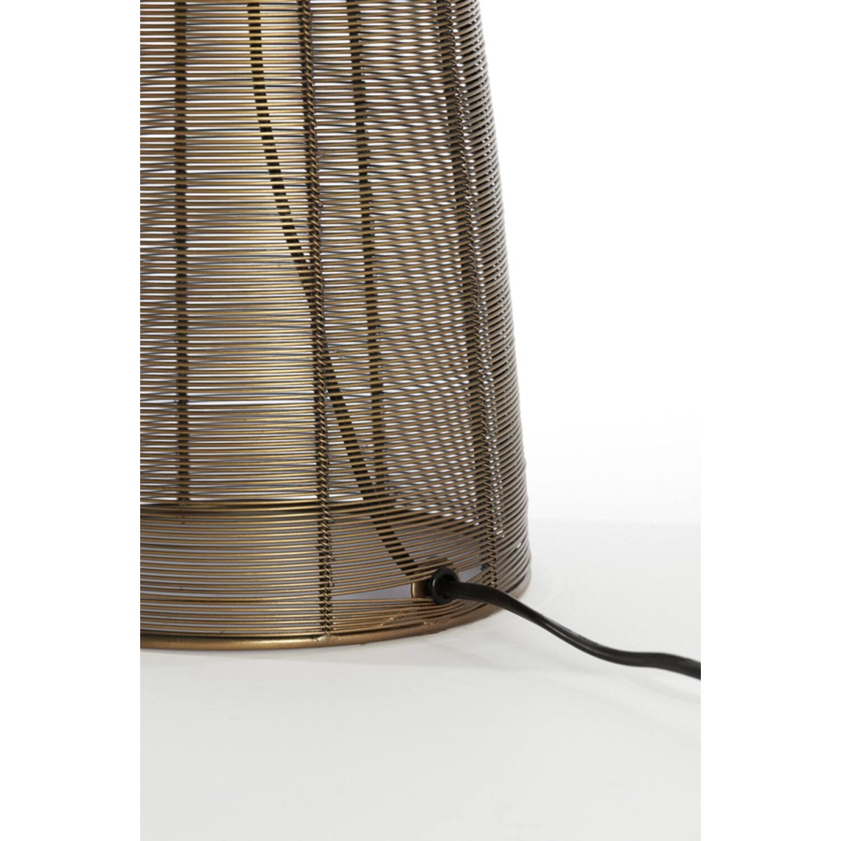 Aboso 54cm Bronce lámpara de mesa De Light & Living - Aboso es una elegante lámpara de mesa de hierro con acabado en bronce, cuyo diseño abierto crea un hermoso juego de sombras.