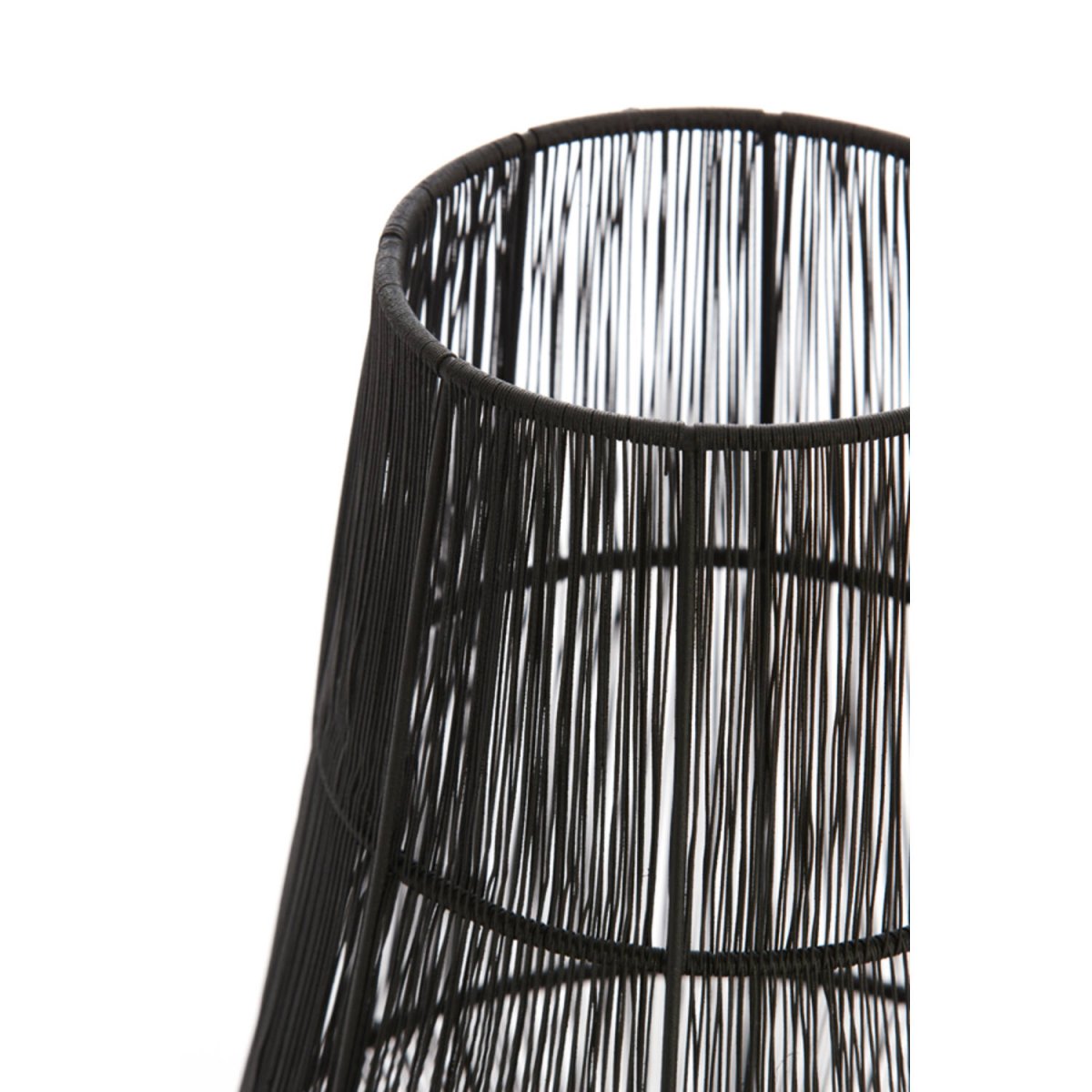 Banjar 33cm Negro lámpara de mesa De Light & Living - 