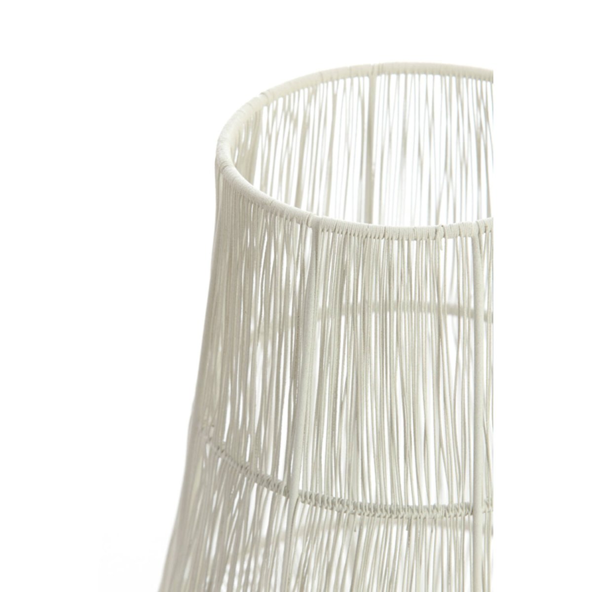 Banjar 33cm Blanco cremoso lámpara de mesa De Light & Living - 