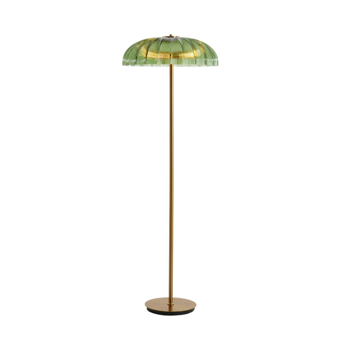 Fungo Dorado/verde lámpara de pie De Light & Living - Su diseño elegante y sofisticado añade un toque de lujo a cualquier interior y proporciona una luz cálida y agradable.