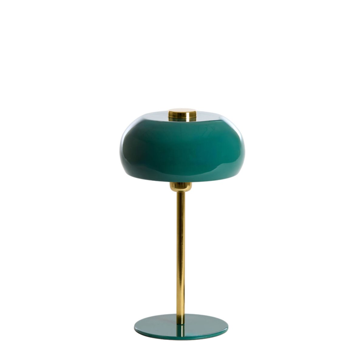 Surin 40cm Verde oscuro lámpara de mesa De Light & Living - 