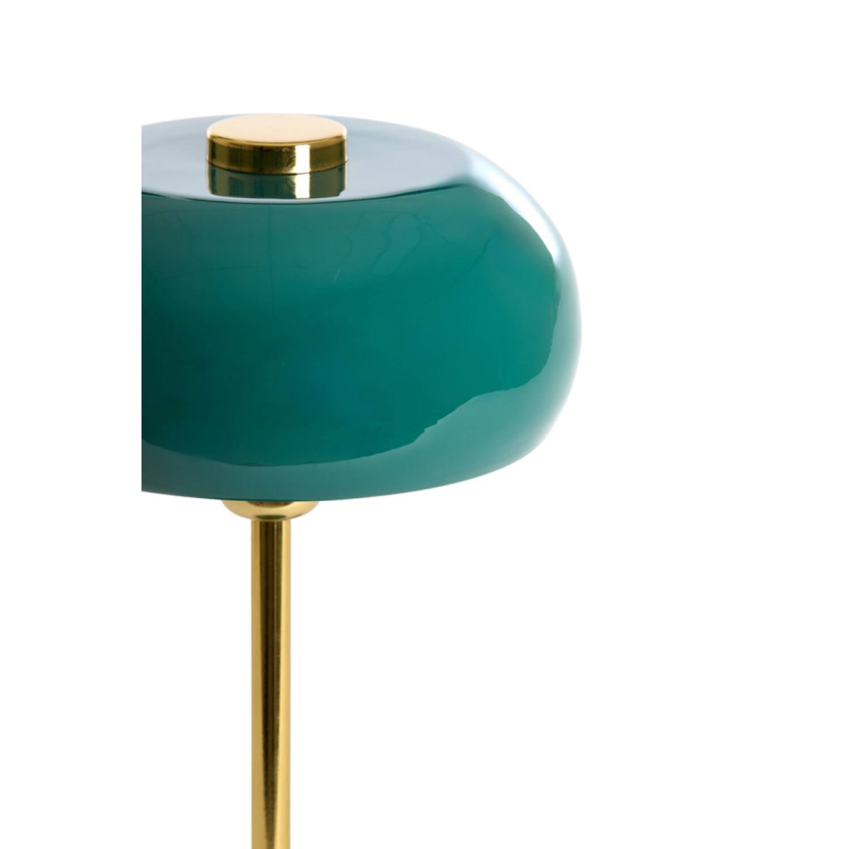 Surin 40cm Verde oscuro lámpara de mesa De Light & Living - 