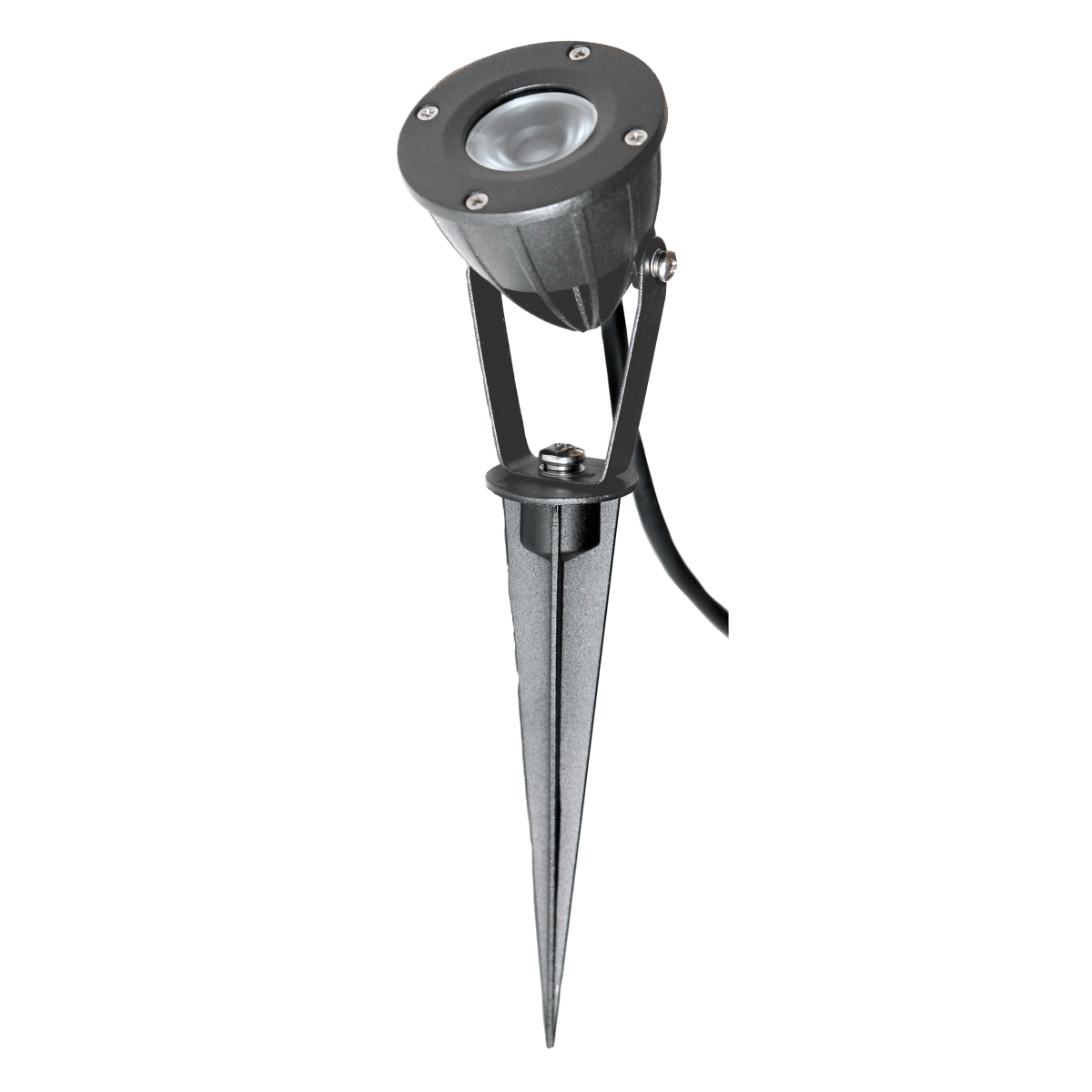 Luminius Gris oscuro De Lightson - Una l&aacute;mpara con un &aacute;ngulo de haz estrecho (15&deg;) ideal para &aacute;rboles donde se necesita resaltar el tronco o iluminar toda la copa, por ejemplo, pinos y abedules altos.