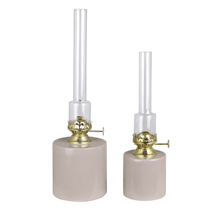 Kerosene Lamp Straight small Beige De Strömshaga - Se adapta a la mecha n&uacute;mero de pieza 116210 y al tubo del quemador n&uacute;mero de pieza 121800G.