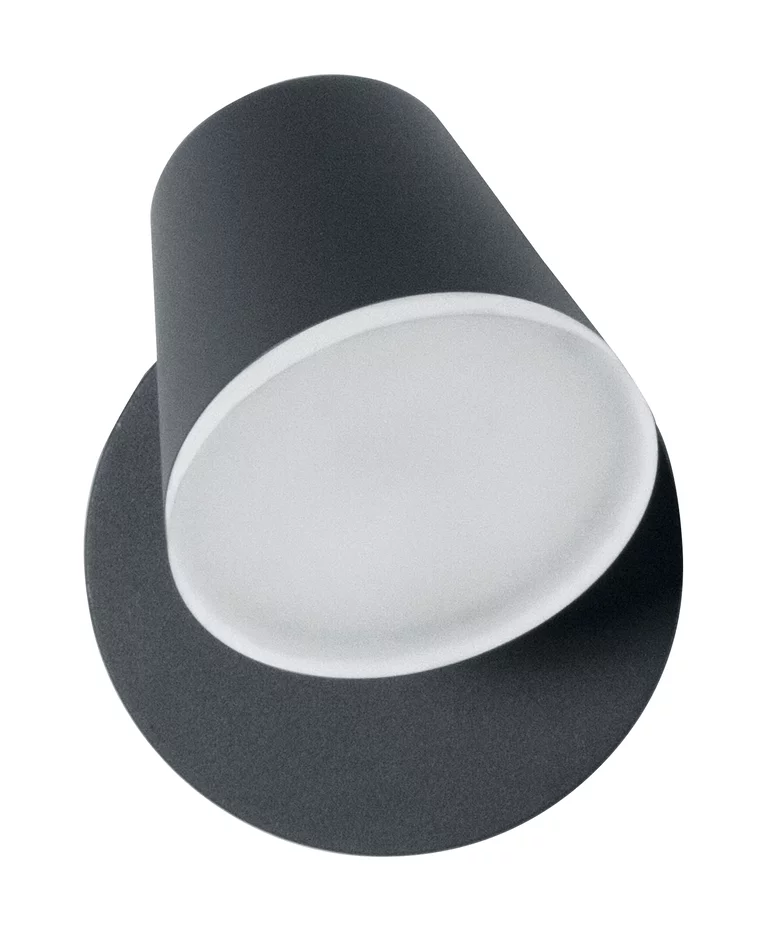 Midi Spot I Gris oscuro lámpara de exterior De Osram - Med en rotationsvinkel p&aring; 320&deg; kan den justeras f&ouml;r att rikta ljuset d&auml;r det beh&ouml;vs, vilket g&ouml;r den perfekt f&ouml;r att belysa specifika omr&aring;den eller skapa en atmosf&auml;risk effekt.