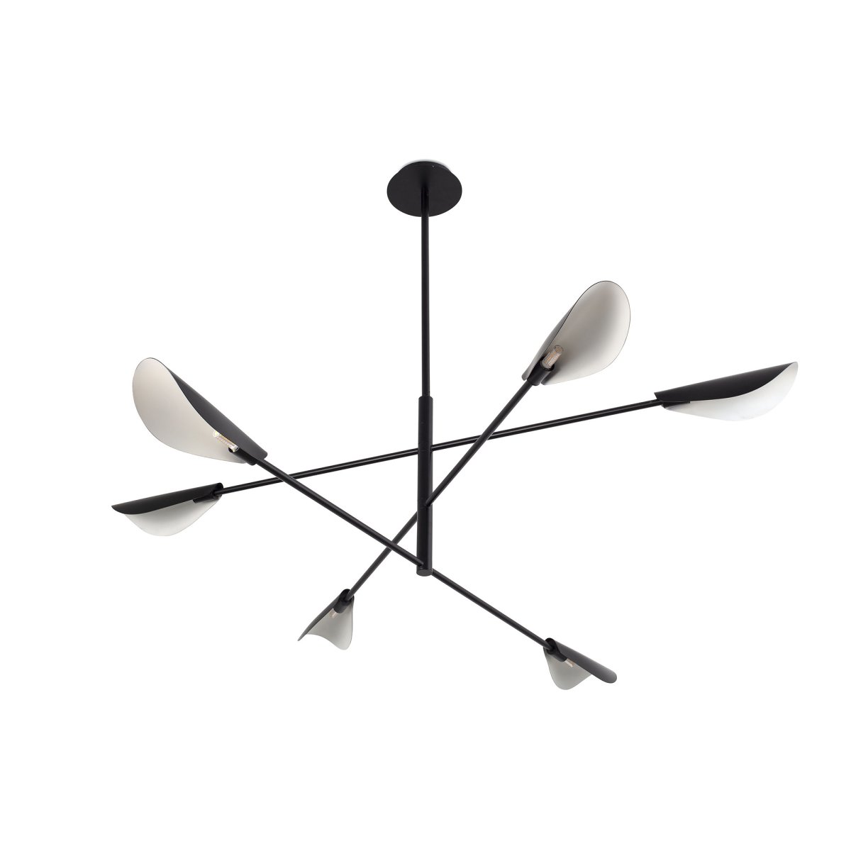 Liggera Ø137 Negro Lámpas de techo De Faro Barcelona - Liggera es una elegante l&aacute;mpara colgante con un dise&ntilde;o minimalista y lineal, inspirada en el minimalismo tradicional japon&eacute;s.