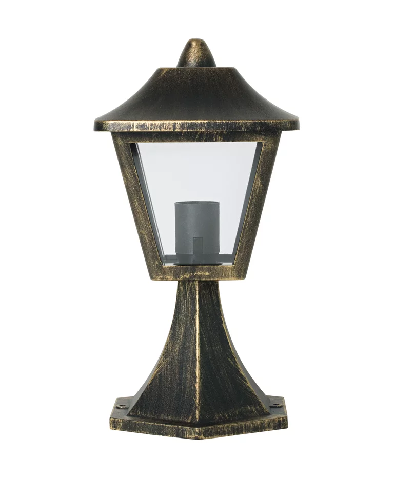 Tradition 32cm Negro/dorado De Ledvance - Tradition es un elegante farol de puerta con un dise&ntilde;o atemporal en negro y dorado, inspirado en los faroles cl&aacute;sicos.