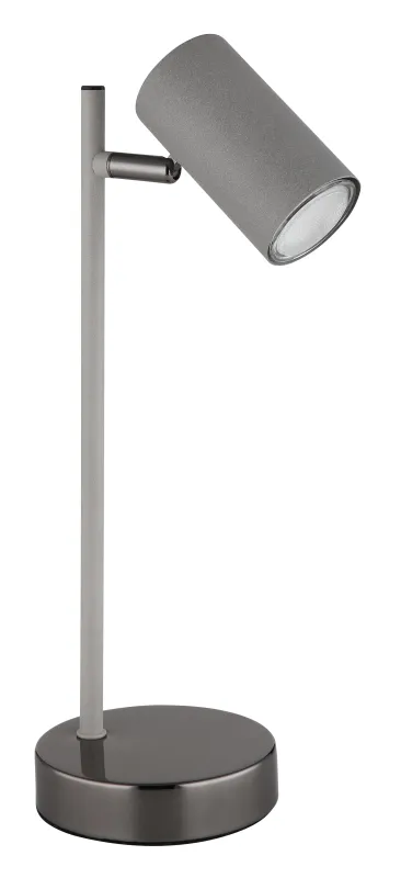 Robby 35cm Gris lámpara de escritorio De Globo Lighting - Robby &auml;r en praktisk skrivbordslampa som blir ett stilfullt tillskott till ditt hem.