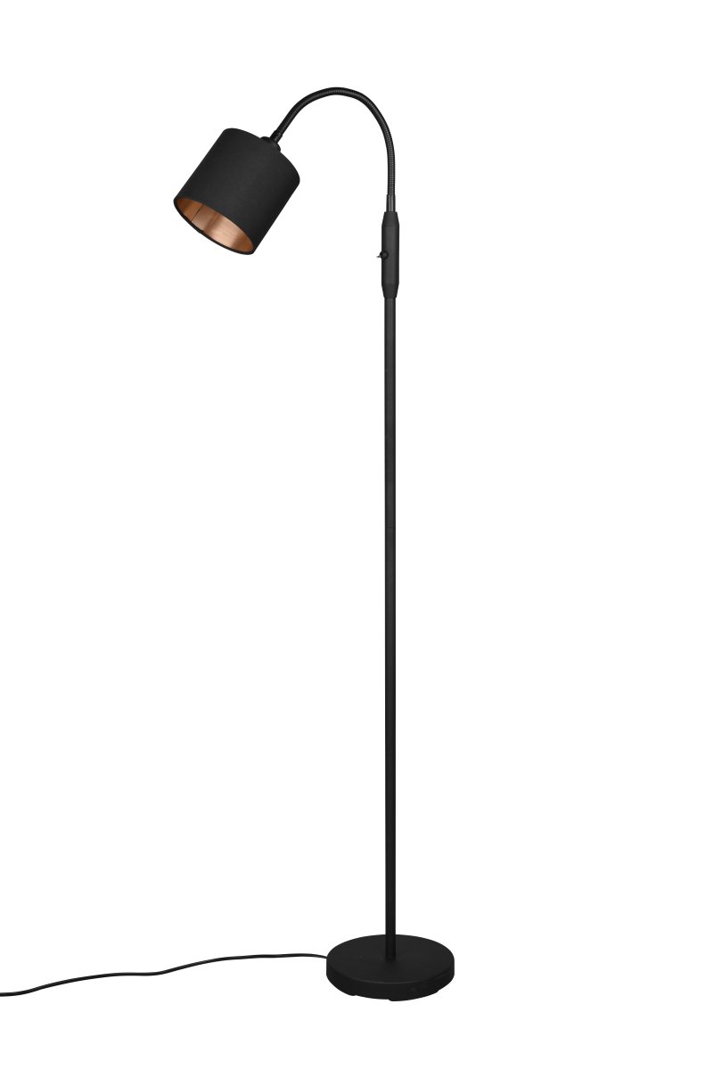 Tommy Negro lámpara de pie De Trio Lighting - 