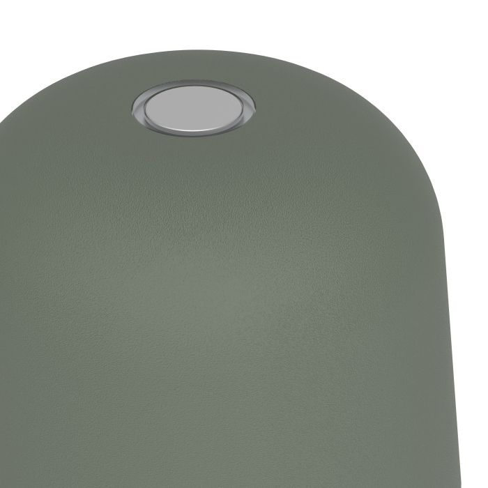 Mannera 20cm Verde portátil De Eglo - La l&aacute;mpara tiene un dise&ntilde;o elegante y crea una atm&oacute;sfera atmosf&eacute;rica dondequiera que la coloques.