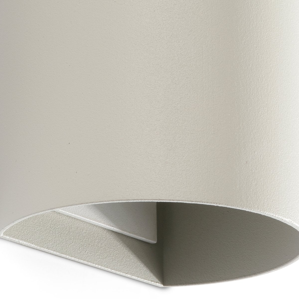 Sole 15cm Gris lámpara de pared De Faro Barcelona - Sole es una l&aacute;mpara de pared compacta y redonda con acabado gris que combina elegantemente funcionalidad y forma.