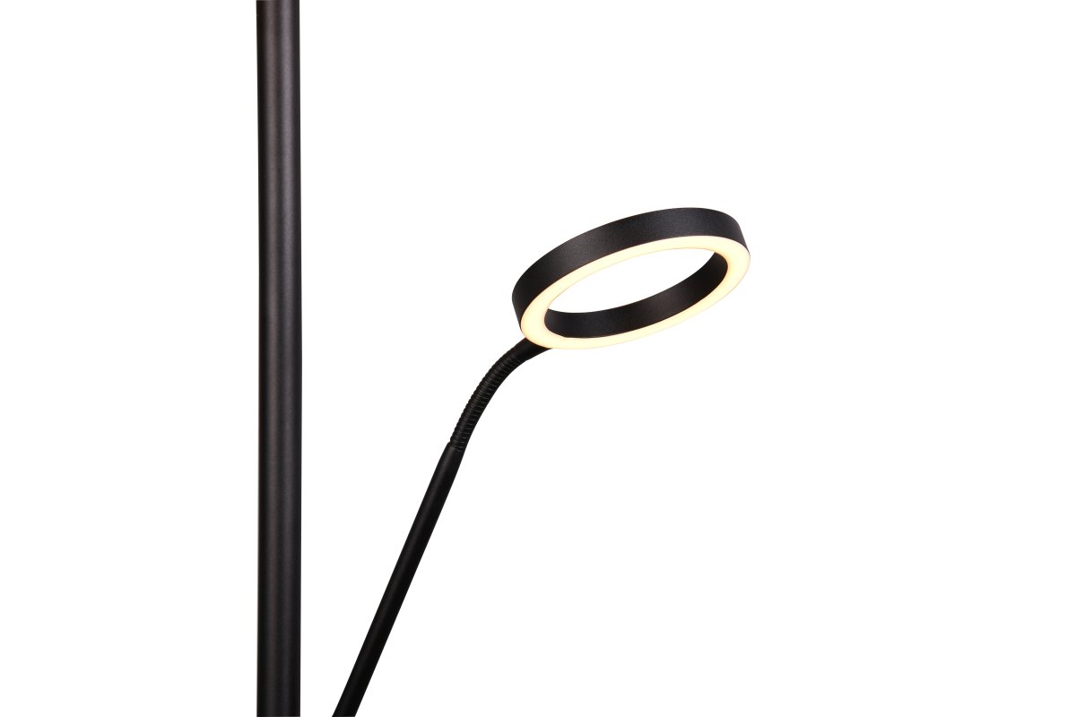 Willis Negro lámpara de pie De Trio Lighting - 