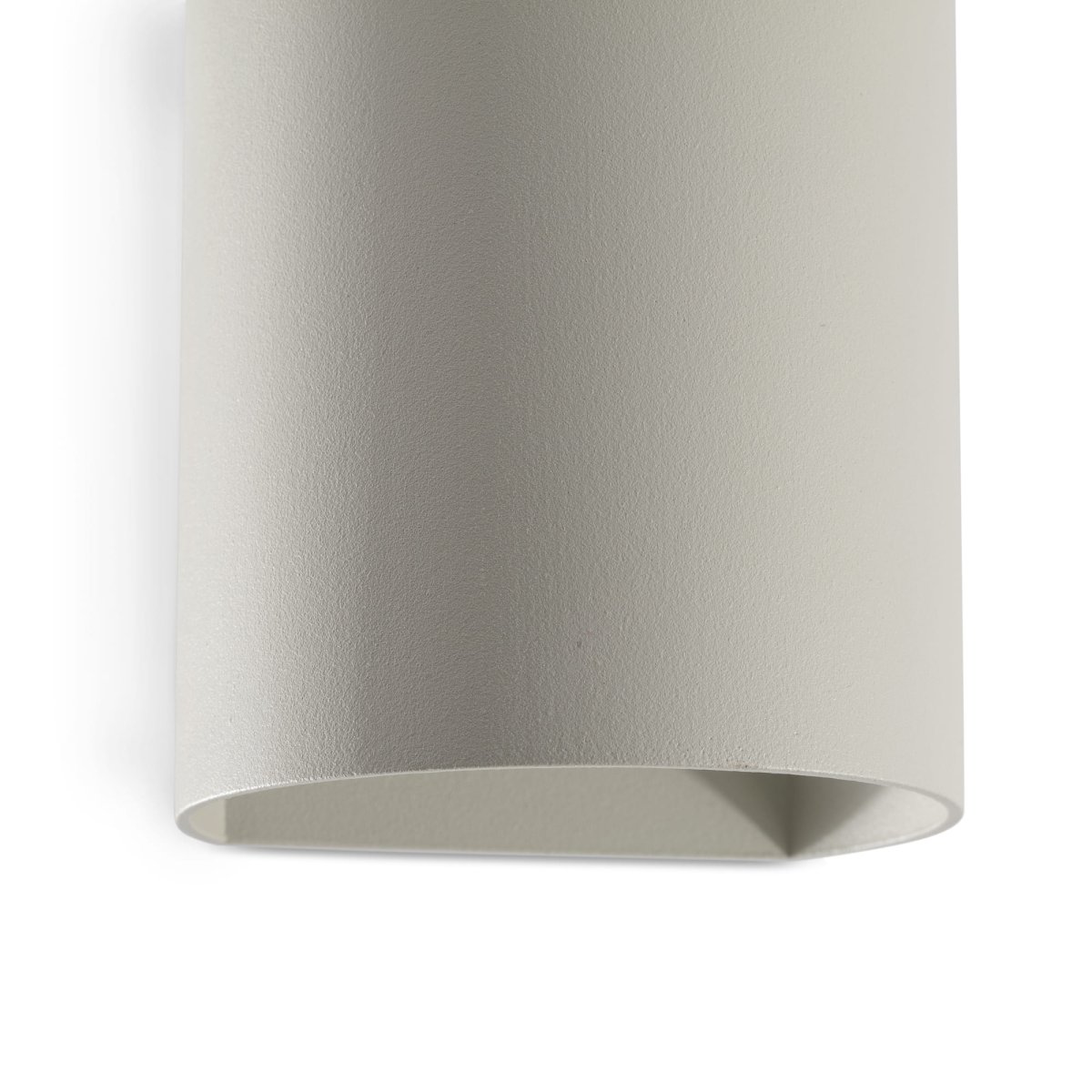 Sole 10cm Gris lámpara de pared De Faro Barcelona - Disponible en dos tama&ntilde;os y con distribuci&oacute;n de luz unilateral o bilateral, es ideal para pasillos, escaleras y espacios reducidos.