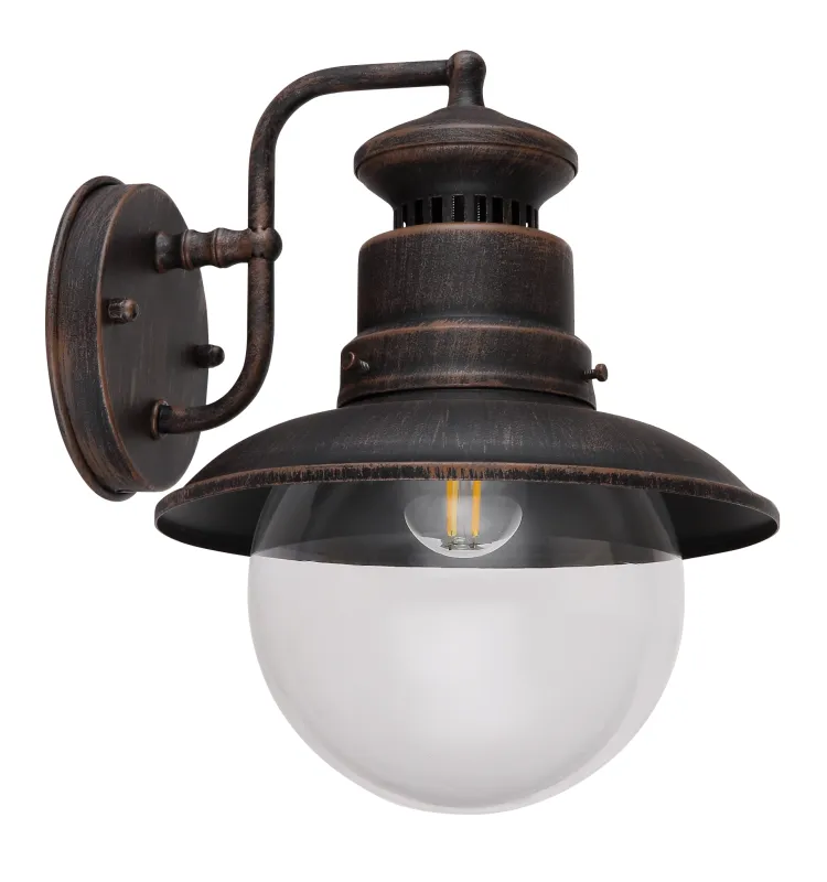 Stella Óxido lámpara de exterior De Globo Lighting - Kombinera stil och funktion med Stella och skapa en inbjudande atmosf&auml;r runt ditt hem!