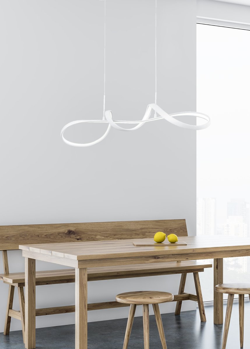 Perugia 80cm Blanco Lámpas de techo De Trio Lighting - 