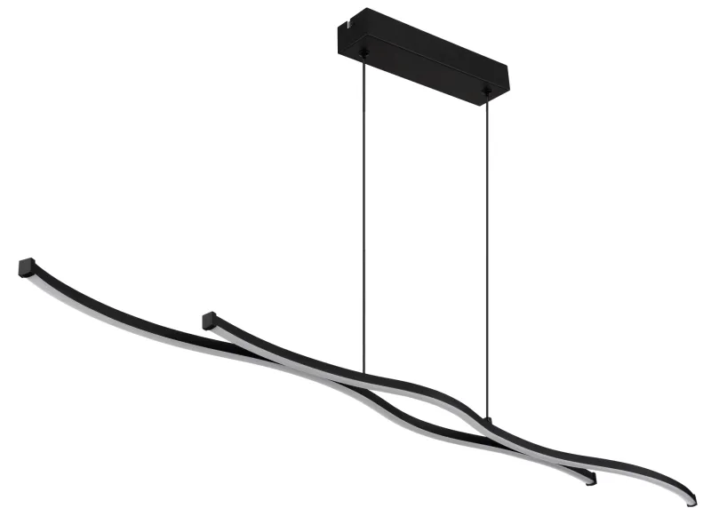 Boyd 110cm Negro Lámpas de techo De Globo Lighting - Ge ditt hem en modern touch med denna stilrena taklampa och njut av den perfekta balansen mellan design och funktion.