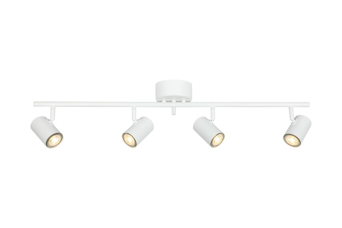Omega 4 Blanco foco de techo De Nordic Lighting - Omega es un foco cl&aacute;sico de dise&ntilde;o moderno fabricado en metal blanco mate.