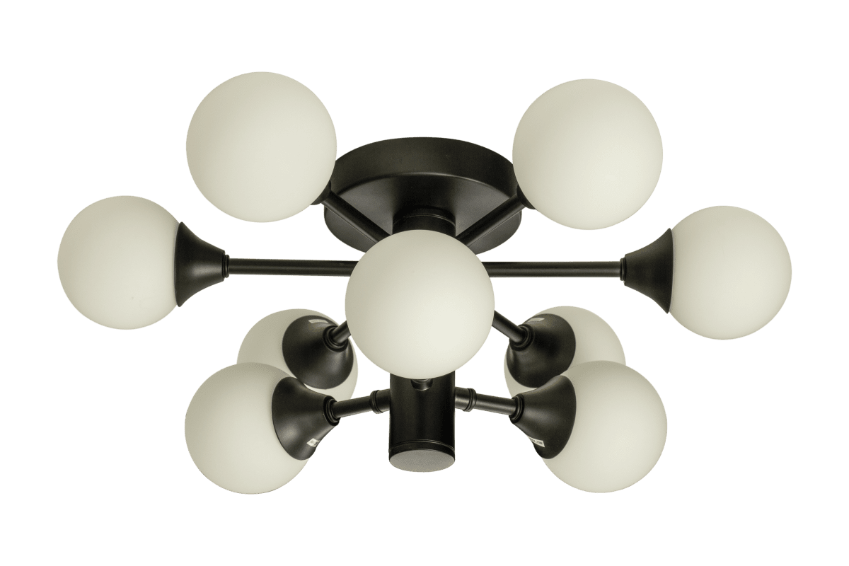 Cosmos Ø45 Negro lámpara de baño De Aneta Lighting - Cosmos es una l&aacute;mpara de techo &uacute;nica para ba&ntilde;os que proporciona una luz agradable.