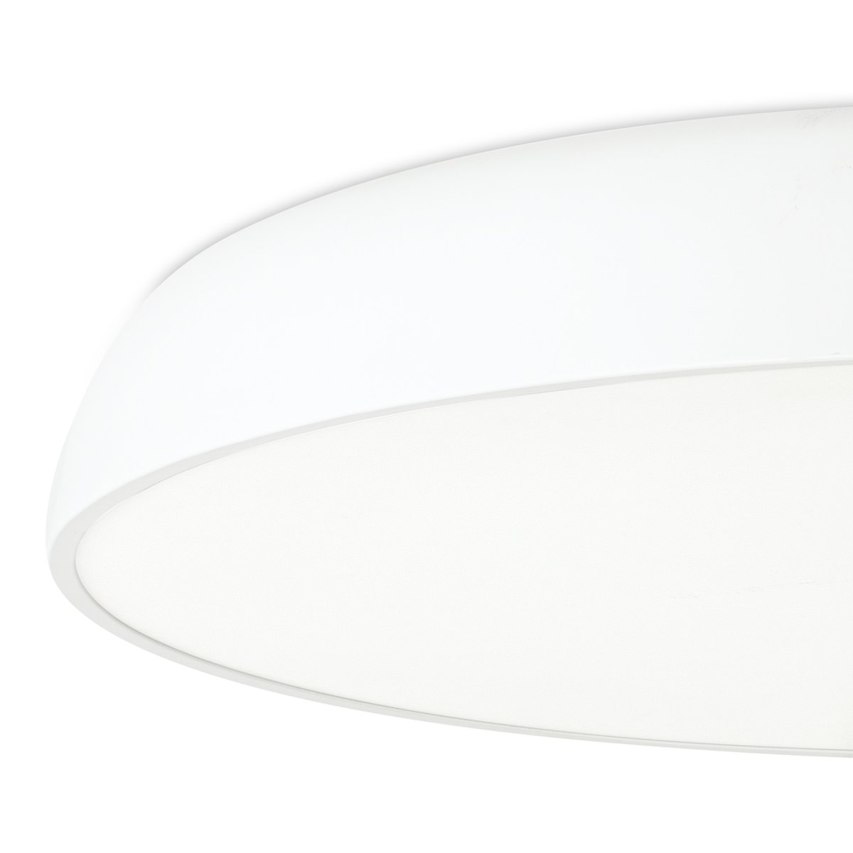 Mega Ø75 Blanco plafón De Faro Barcelona - Mega es una elegante l&aacute;mpara de techo con tecnolog&iacute;a LED integrada y un dise&ntilde;o cl&aacute;sico, perfecta para una iluminaci&oacute;n uniforme y acogedora.