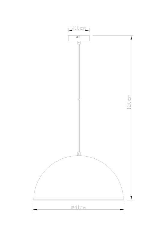 Lenn Ø40 Negro Lámpas de techo De Globo Lighting - Den guldf&auml;rgade insidan av sk&auml;rmen, med en diameter p&aring; 41 cm, skapar en varm och inbjudande ljuseffekt.