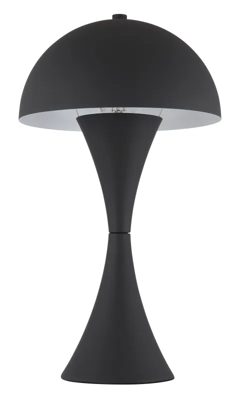 Dima 36cm Negro lámpara de mesa De Globo Lighting - Perfekt f&ouml;r moderna milj&ouml;er, d&auml;r den ger en sofistikerad touch samtidigt som den sprider behagligt ljus.