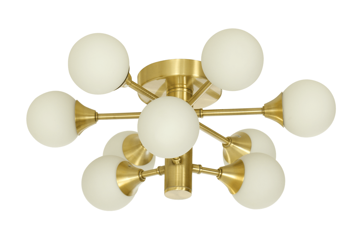 Cosmos Ø45 Latón mate lámpara de baño De Aneta Lighting - Cosmos es una l&aacute;mpara de techo &uacute;nica para ba&ntilde;os que proporciona una luz agradable.