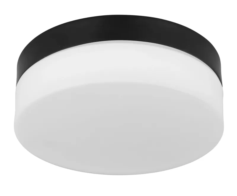 Vranos 18,5cm Negro De Globo Lighting - Lampan &auml;r tillverkad i aluminium och glas, vilket ger ett tidl&ouml;st och sofistikerat uttryck.