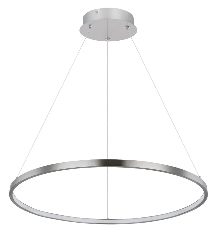Ralph Ø60 Níquel Lámpas de techo De Globo Lighting - Den moderna, runda takpendeln Ralph i matt nickel &auml;r en stilren blickf&aring;ngare i ditt hem.