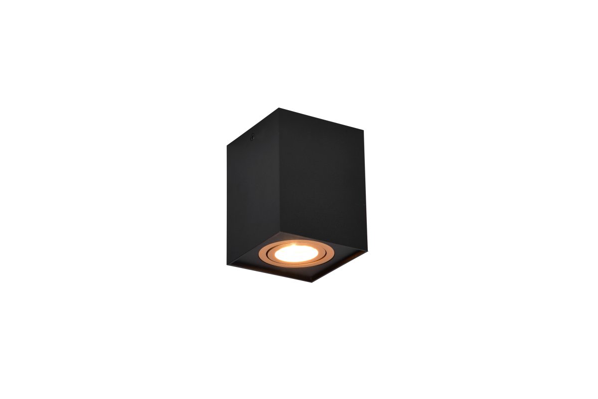 Biscuit Negro foco de techo De Trio Lighting - 