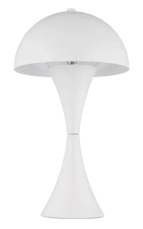 Dima 36cm Blanco lámpara de mesa De Globo Lighting - Perfekt f&ouml;r moderna milj&ouml;er, d&auml;r den ger en sofistikerad touch samtidigt som den sprider behagligt ljus.